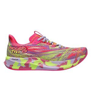 Asics Women's Yellow Hot Pink Noosa Tri 15 Mesh Athletic Running Shoes Size 10.5